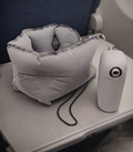 FlyGirl Inflatable Neck Pillow with Hand Pump – Luxe Comfort for Jetsetters