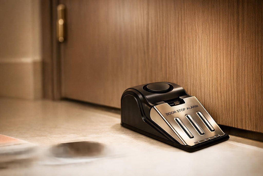 Travel Door Stop Alarm — Hotel Safety Essential